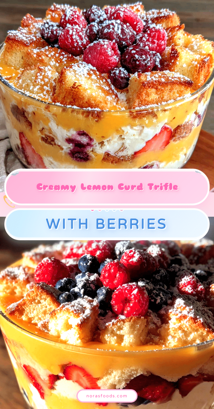 creamy lemon curd trifle recipe