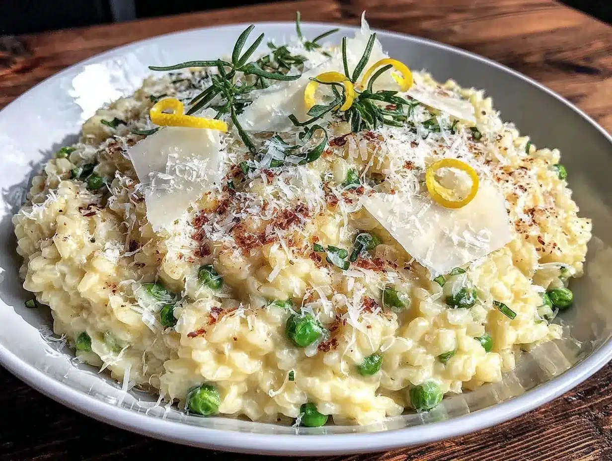 creamy lemon risotto preparation steps