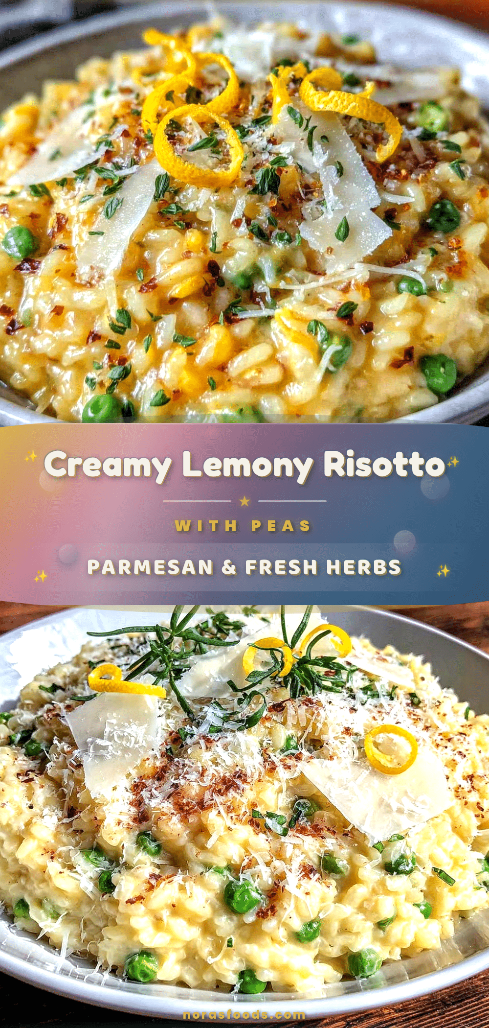 creamy lemon risotto recipe