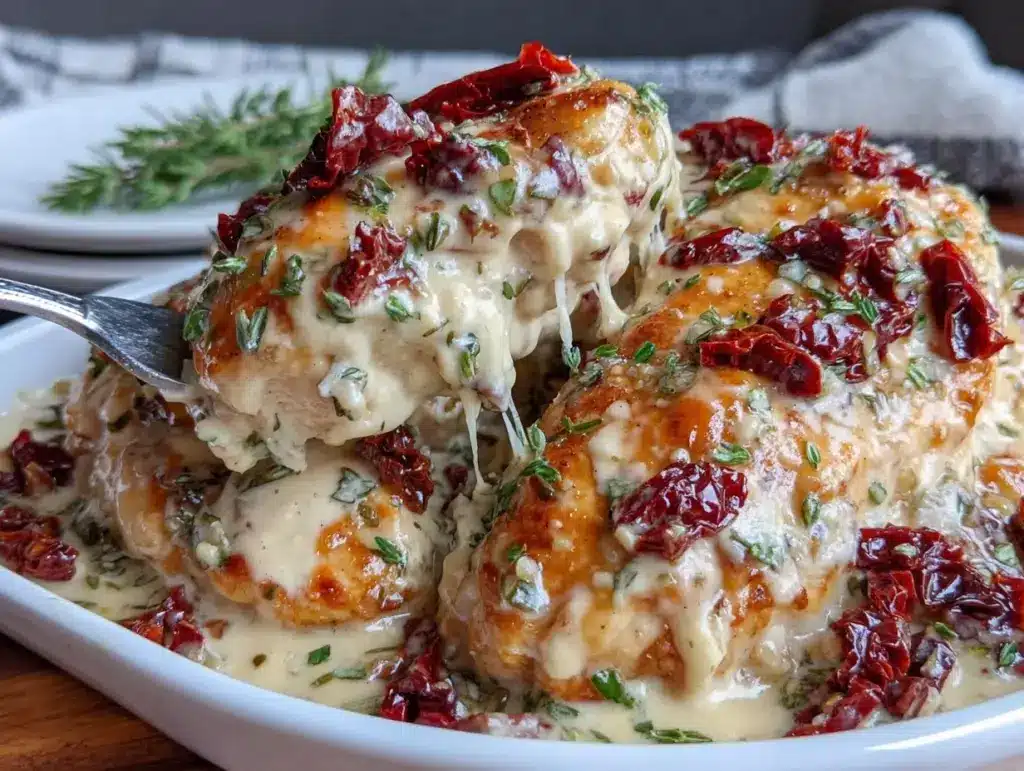 creamy marry me chicken - featured image