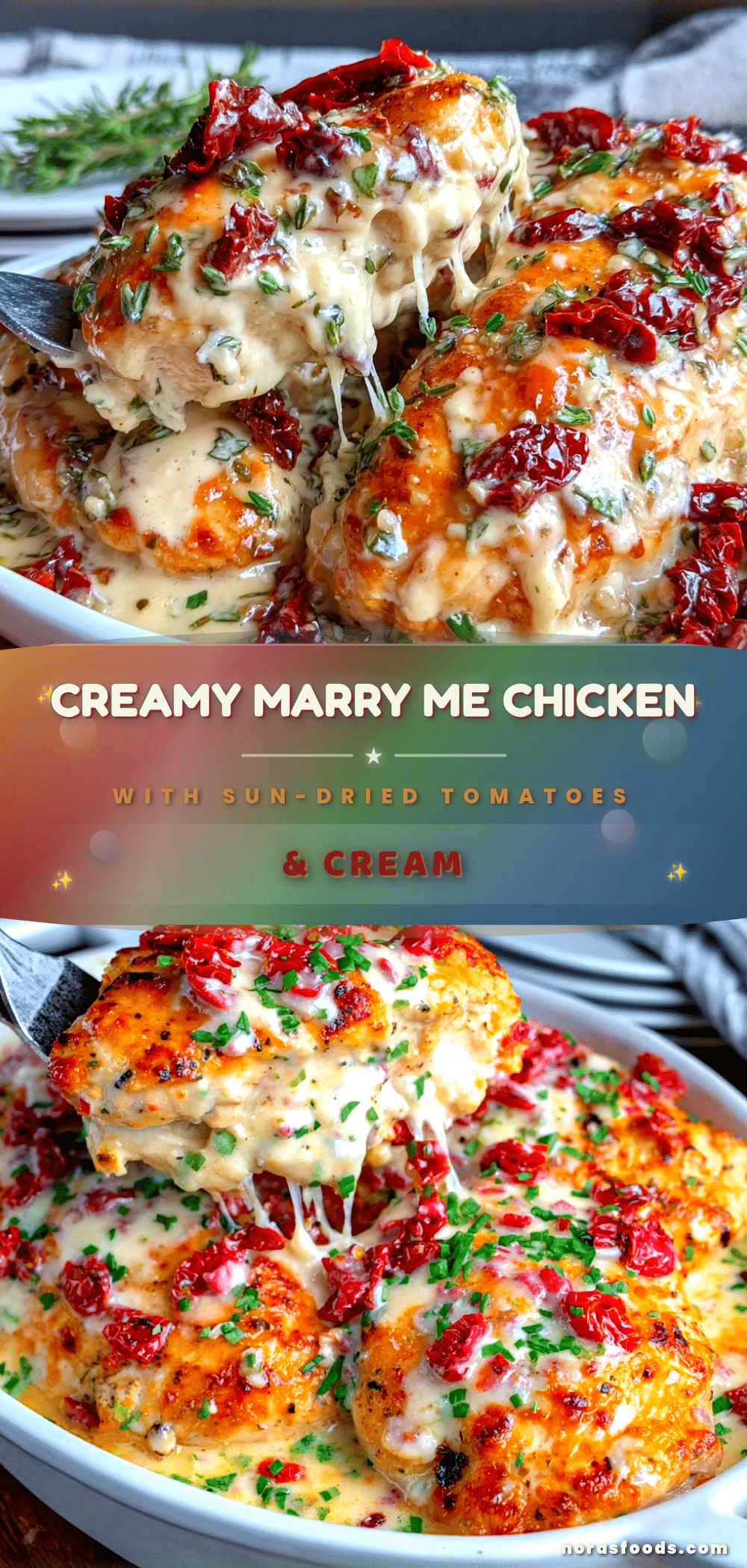 creamy marry me chicken recipe