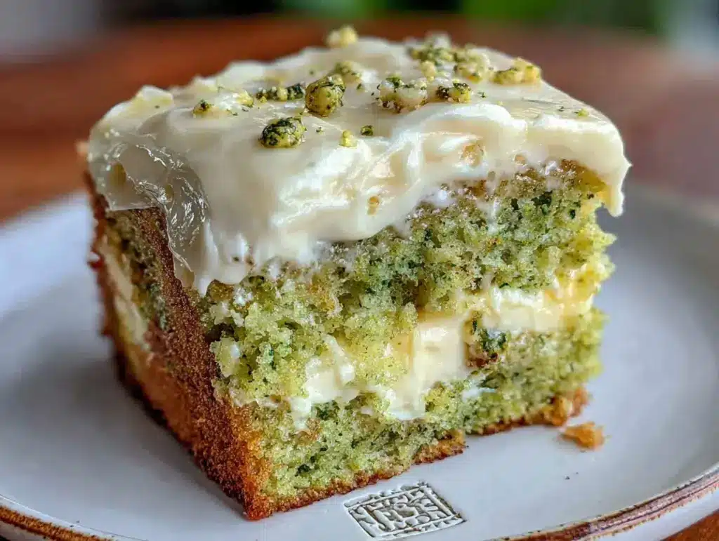 creamy matcha tres leches cake - featured image