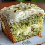 creamy matcha tres leches cake - featured image