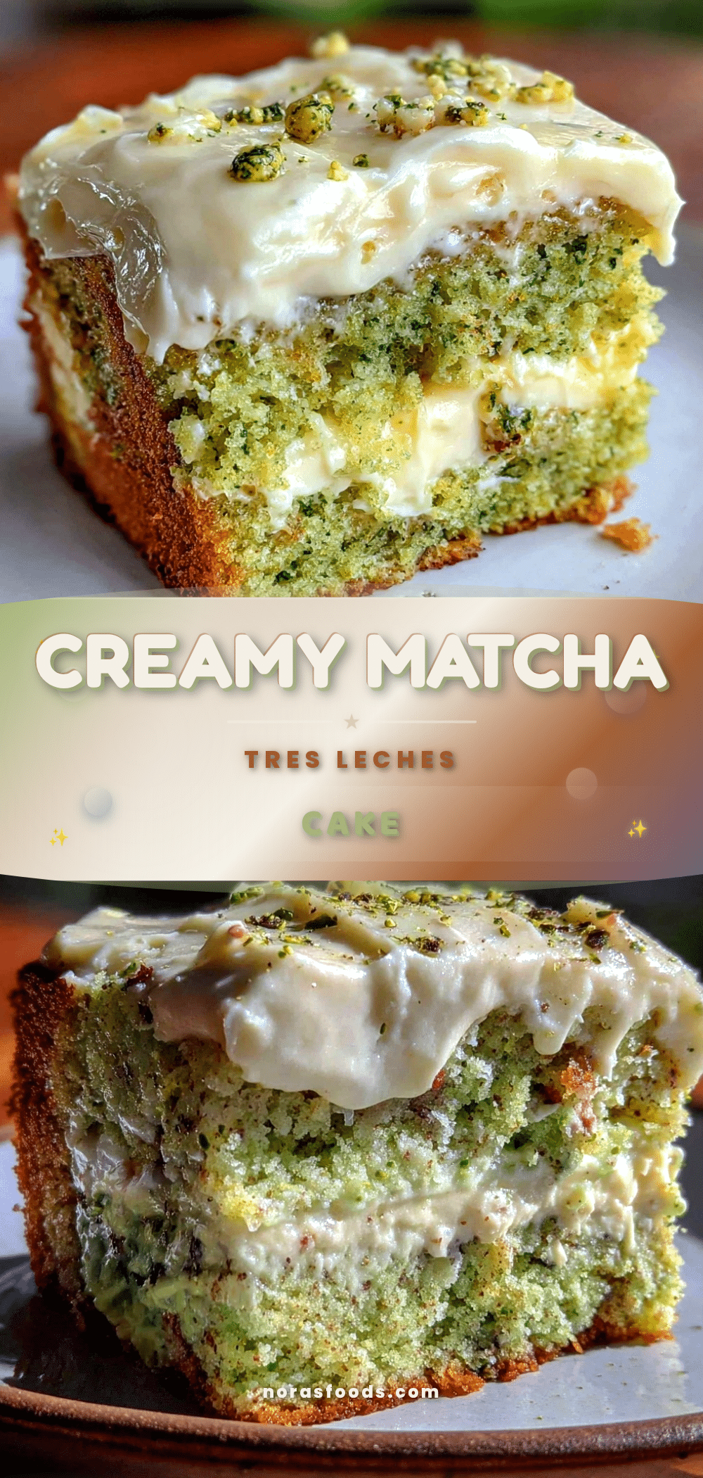 creamy matcha tres leches cake recipe