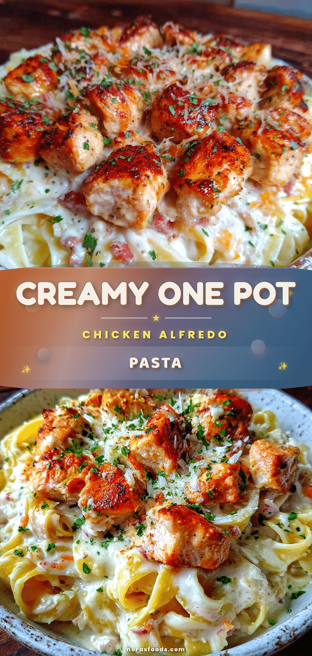 creamy one pot chicken alfredo pasta recipe