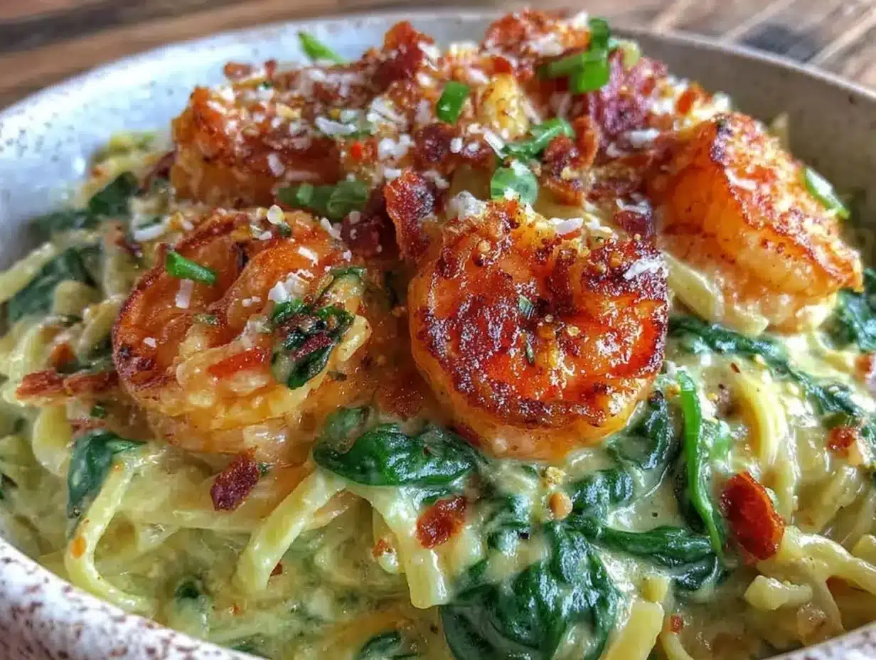creamy one-pot tuscan shrimp pasta preparation steps