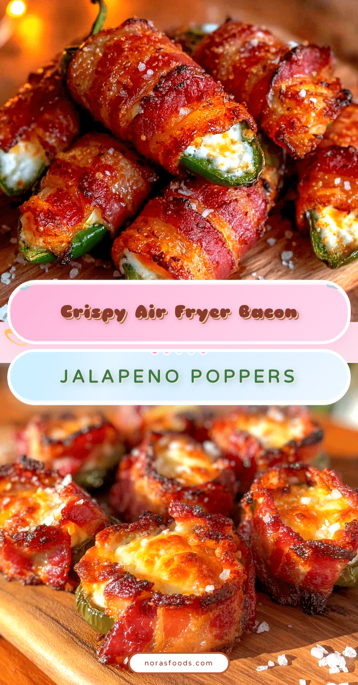 crispy air fryer bacon wrapped jalapeno poppers recipe