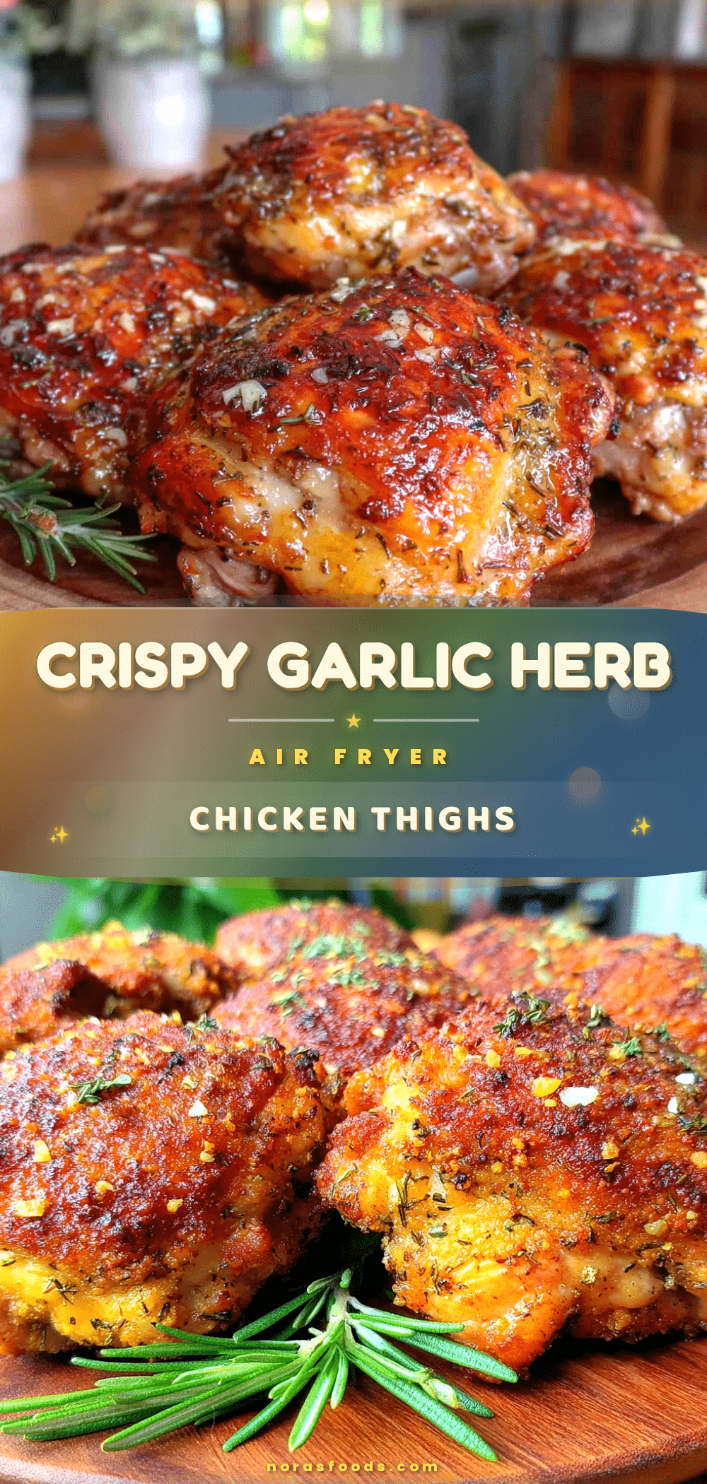 crispy air fryer chicken thighs recipe