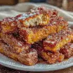 crispy air fryer french toast sticks - featured image