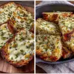 crispy air fryer garlic bread - featured image
