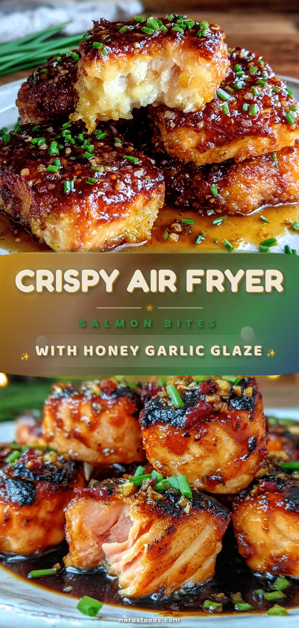 crispy air fryer salmon bites recipe