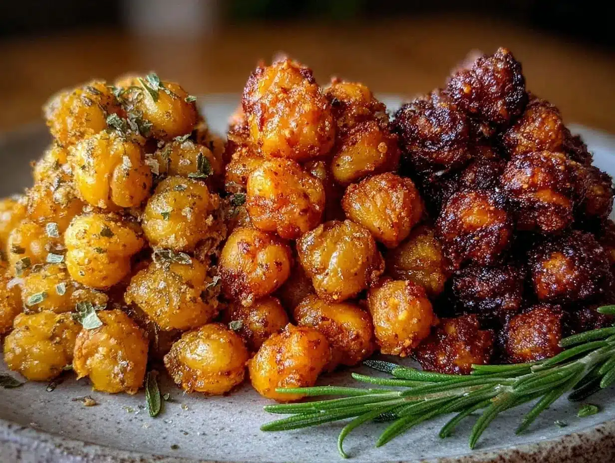 crispy baked chickpeas preparation steps