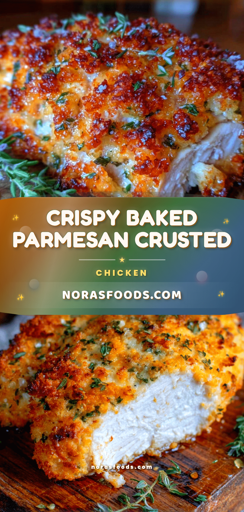 crispy baked parmesan crusted chicken breast recipe
