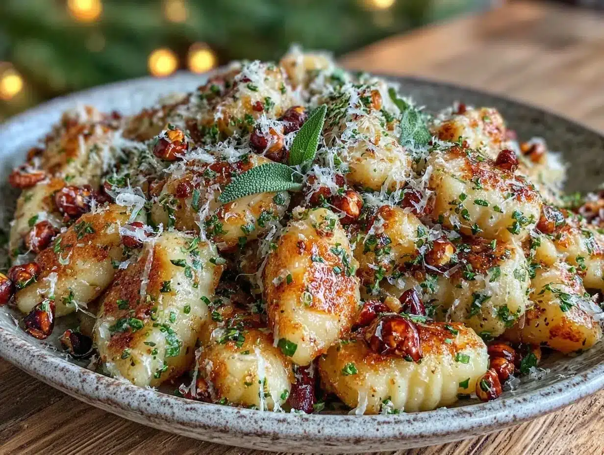 crispy brown butter sage gnocchi preparation steps