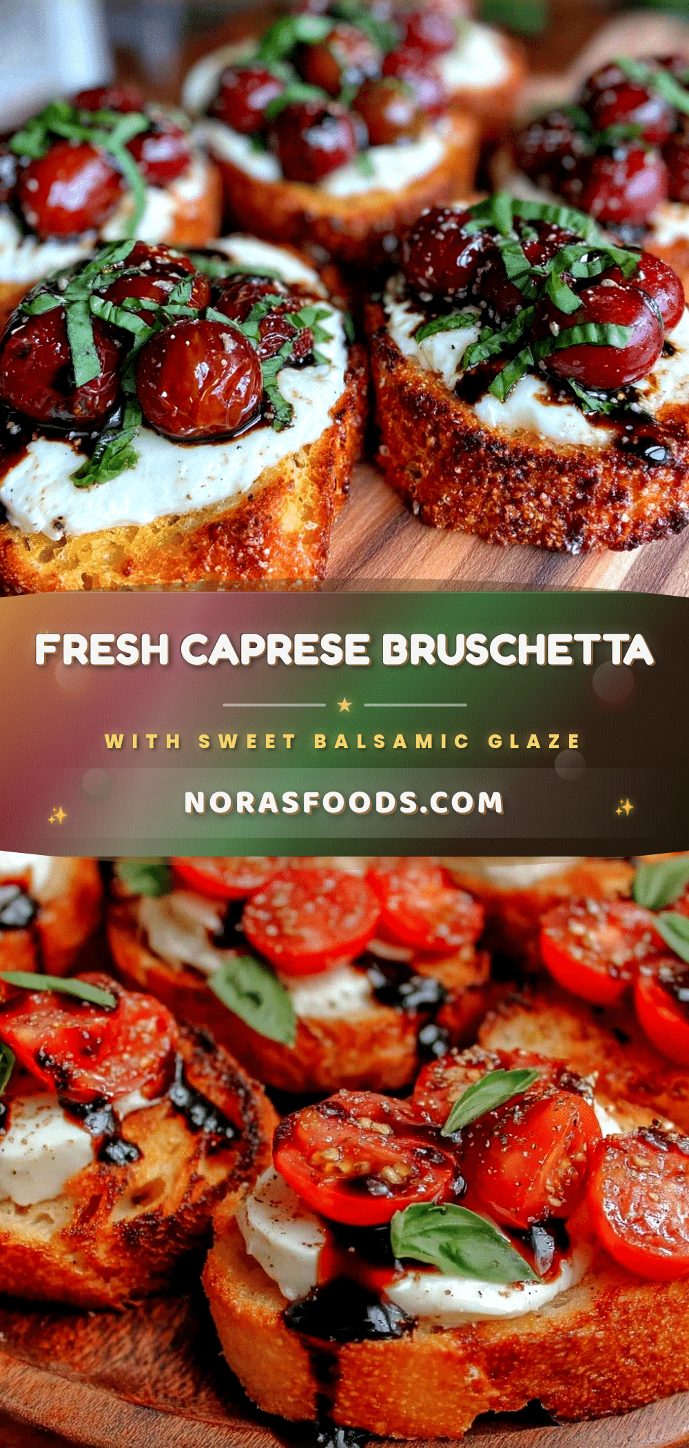 crispy caprese bruschetta recipe