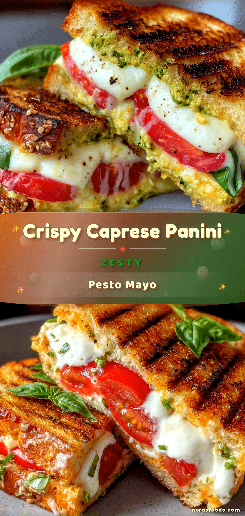 crispy caprese panini recipe