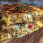 crispy easy baked quesadilla - featured image