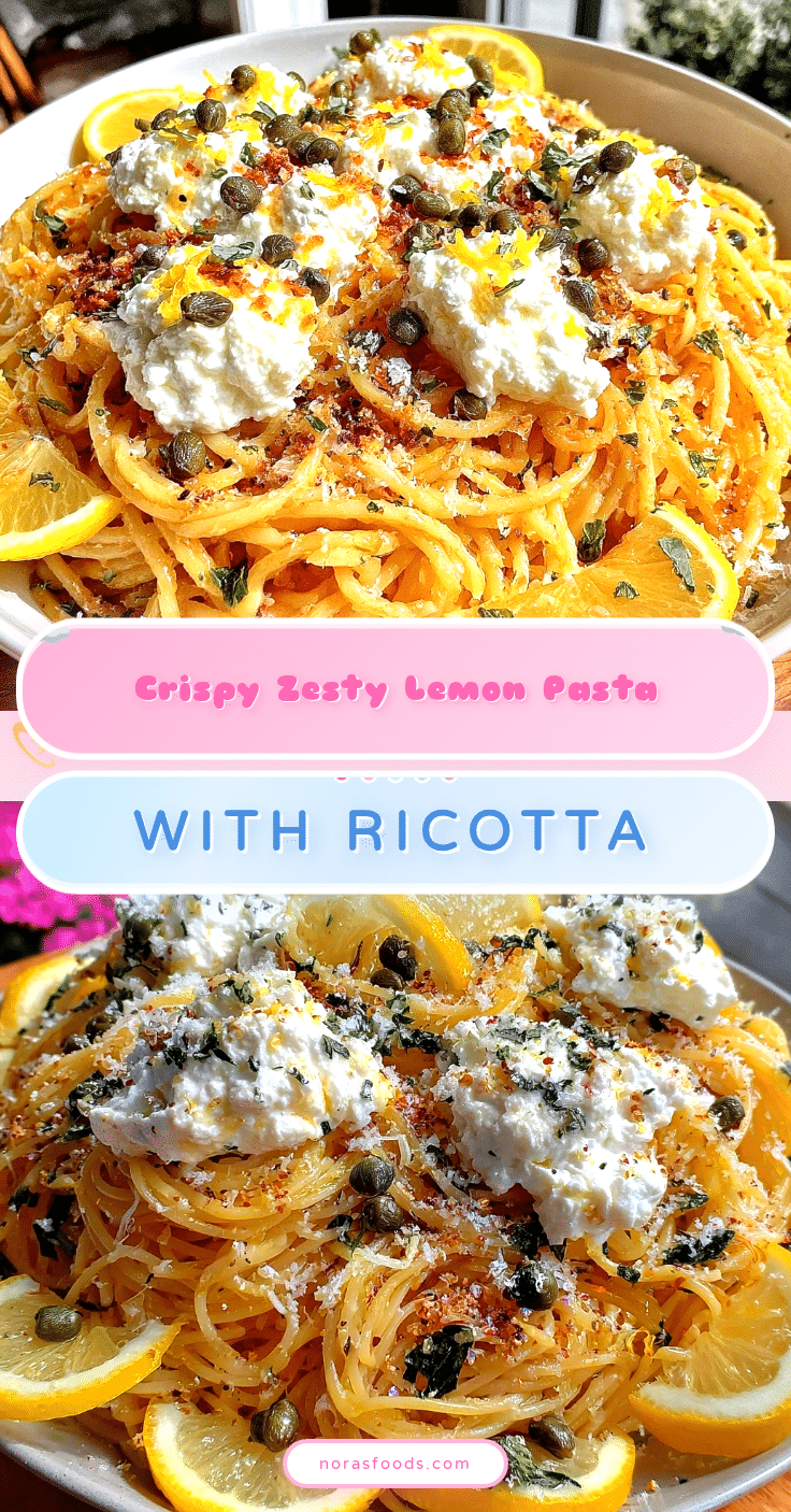 crispy lemon pasta recipe