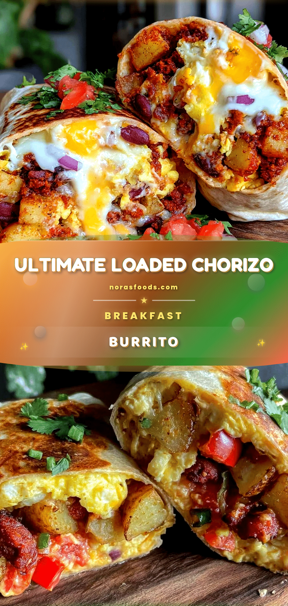 crispy loaded breakfast burrito with chorizo and potatoes recipe