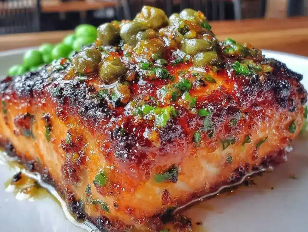 crispy pan seared salmon - featured image