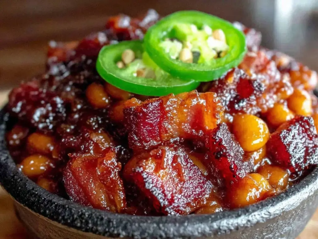 crockpot BBQ baked beans - featured image