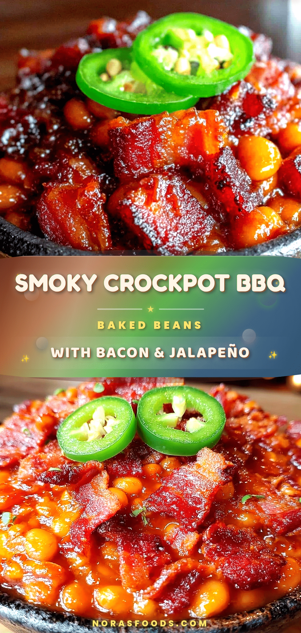 crockpot BBQ baked beans recipe