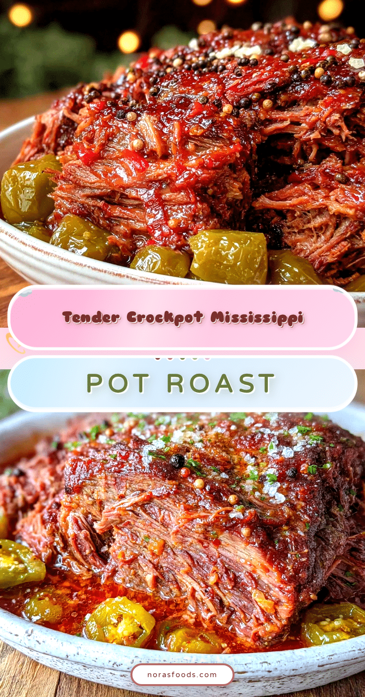 crockpot mississippi pot roast recipe