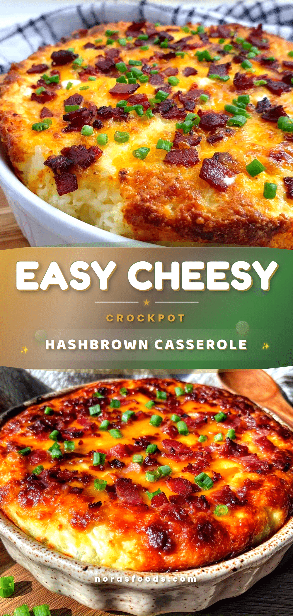 easy cheesy crockpot hashbrown casserole recipe