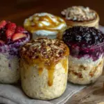 easy creamy overnight oats - featured image