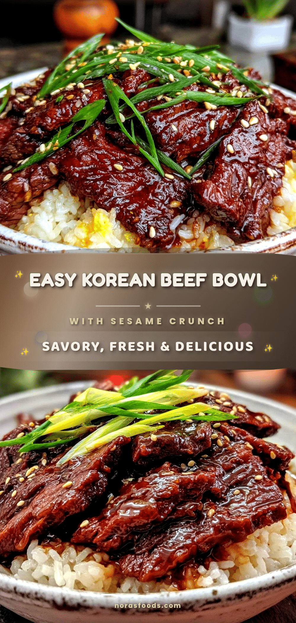 easy korean beef bowl recipe