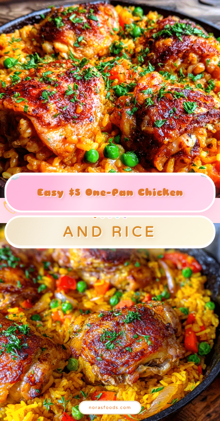 easy one-pan chicken and rice dinner recipe