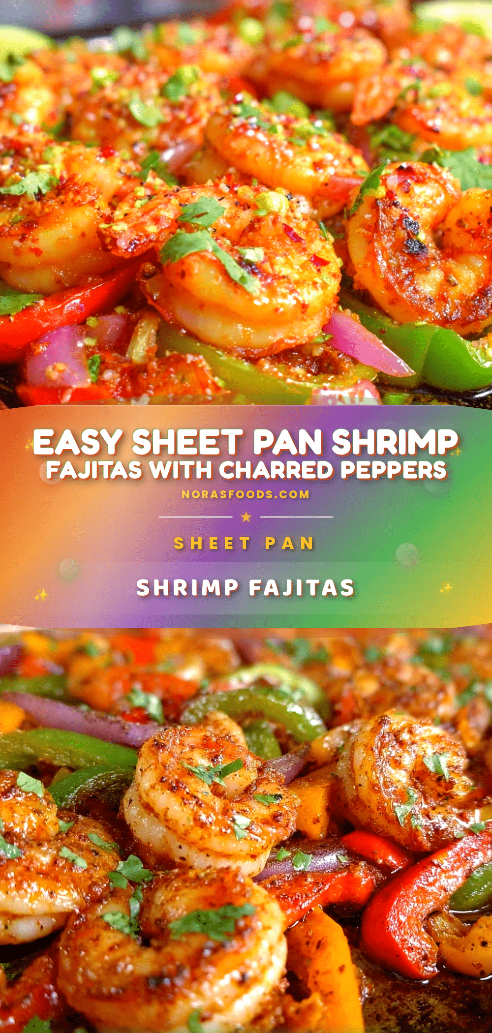easy sheet pan shrimp fajitas recipe