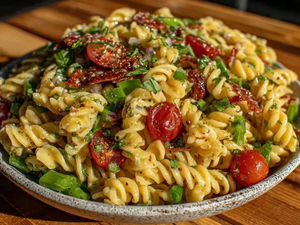 easy zesty cookout pasta salad - featured image