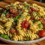 easy zesty cookout pasta salad - featured image
