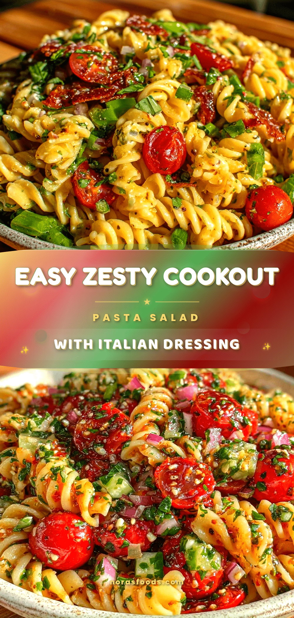 easy zesty cookout pasta salad recipe
