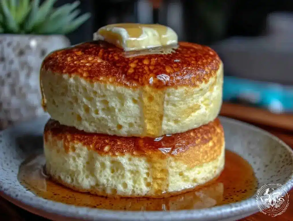 fluffy japanese soufflé pancakes - featured image