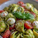 Fresh Avocado Caprese Pasta Salad - featured image