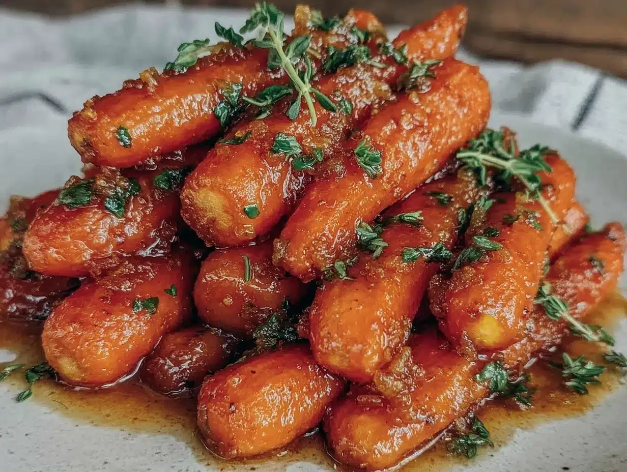 fresh glazed baby carrots preparation steps