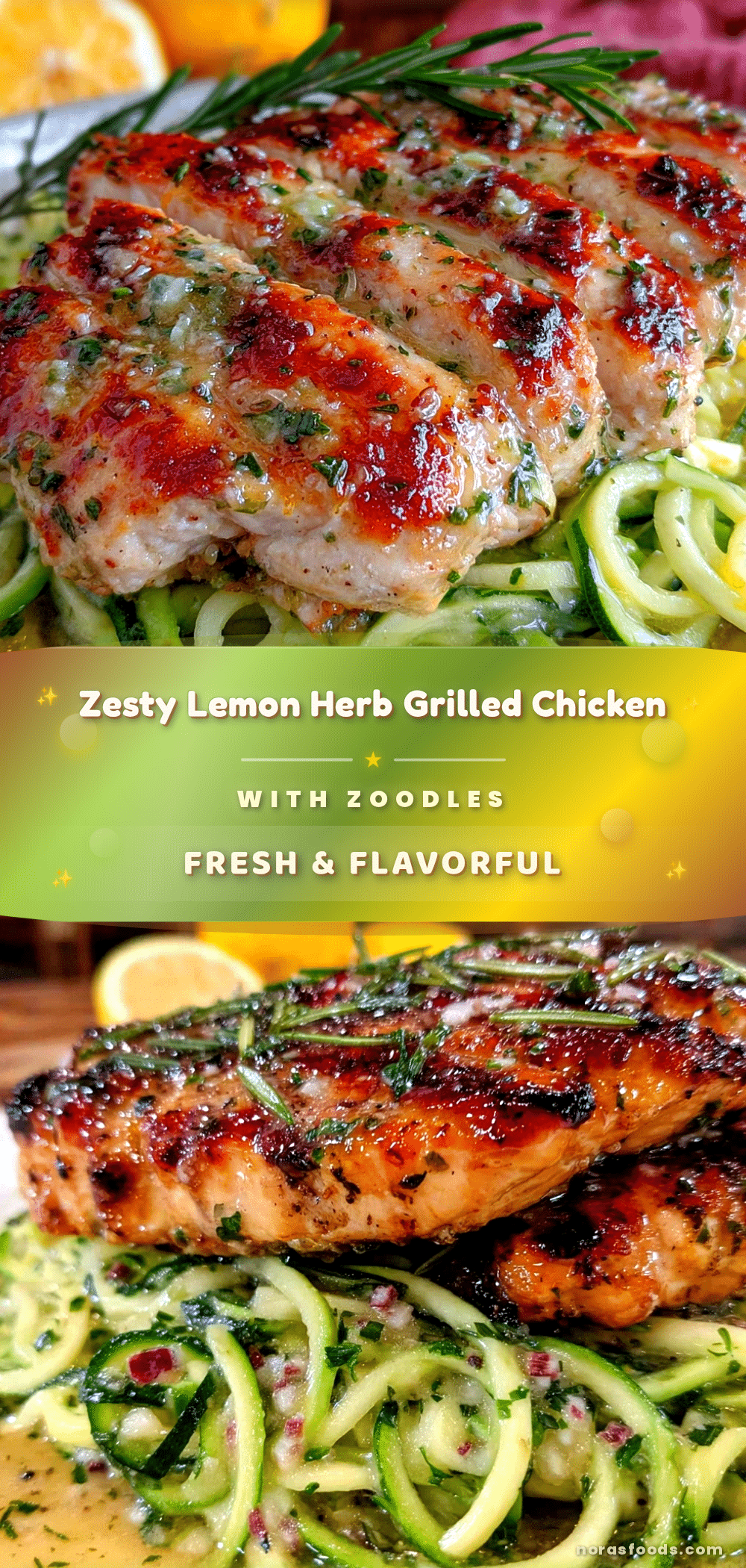 fresh lemon herb grilled chicken recipe