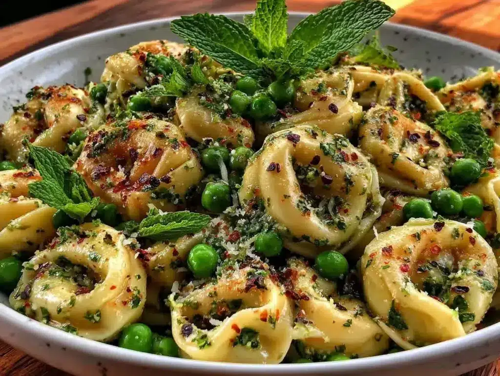 fresh lemon ricotta tortellini - featured image