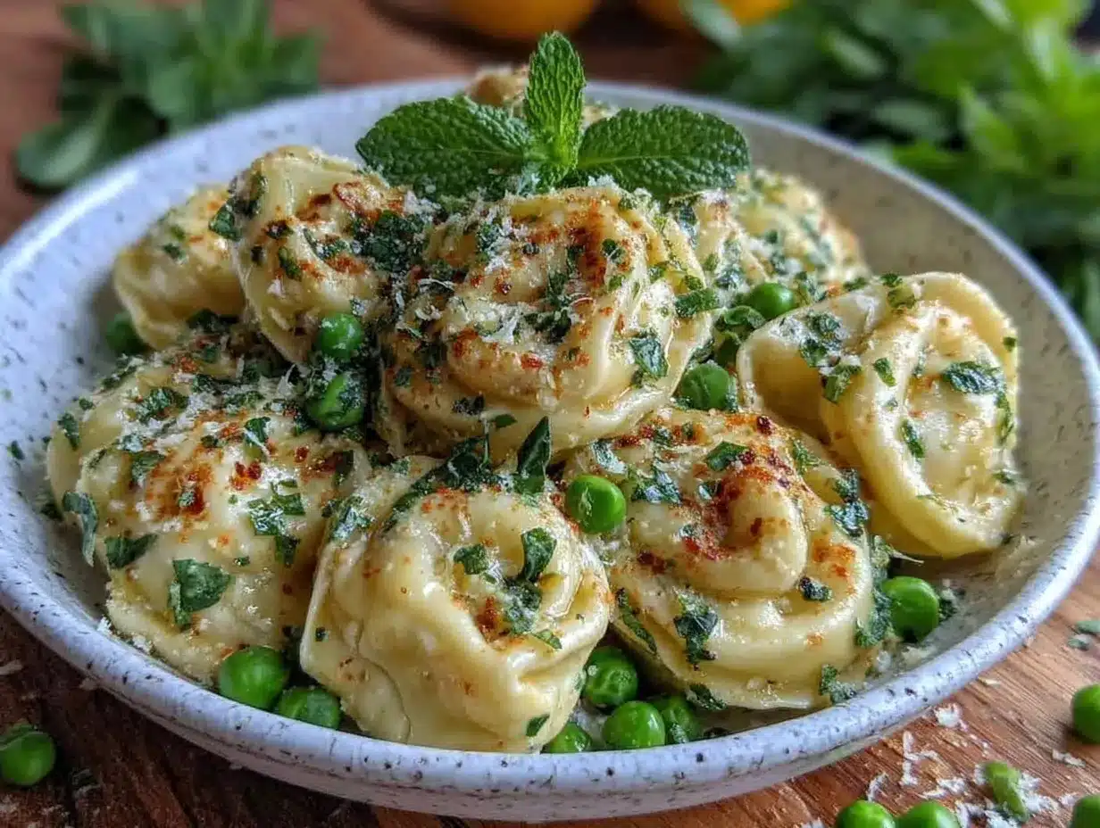 fresh lemon ricotta tortellini preparation steps