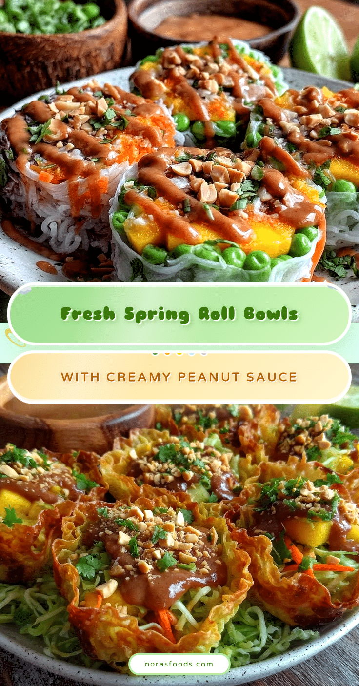 fresh spring roll bowls recipe