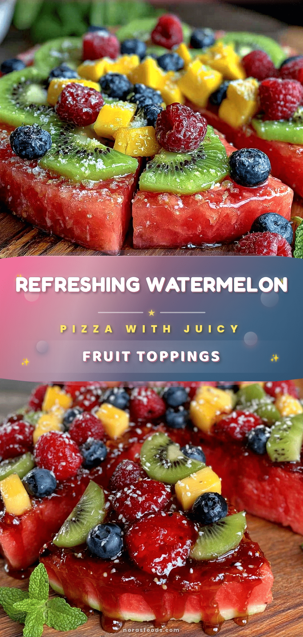 fresh watermelon pizza recipe recipe