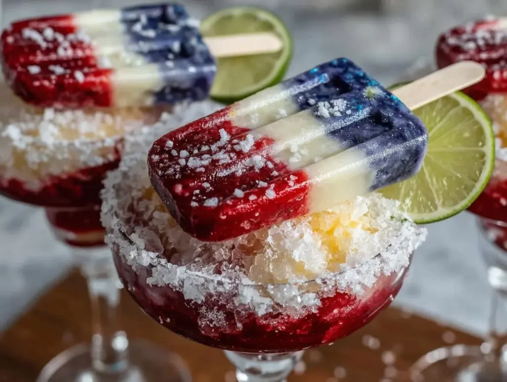 frozen Bomb Pop margaritas - featured image
