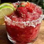 frozen strawberry margarita - featured image