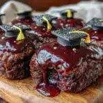 graduation cap brownie bites - featured image