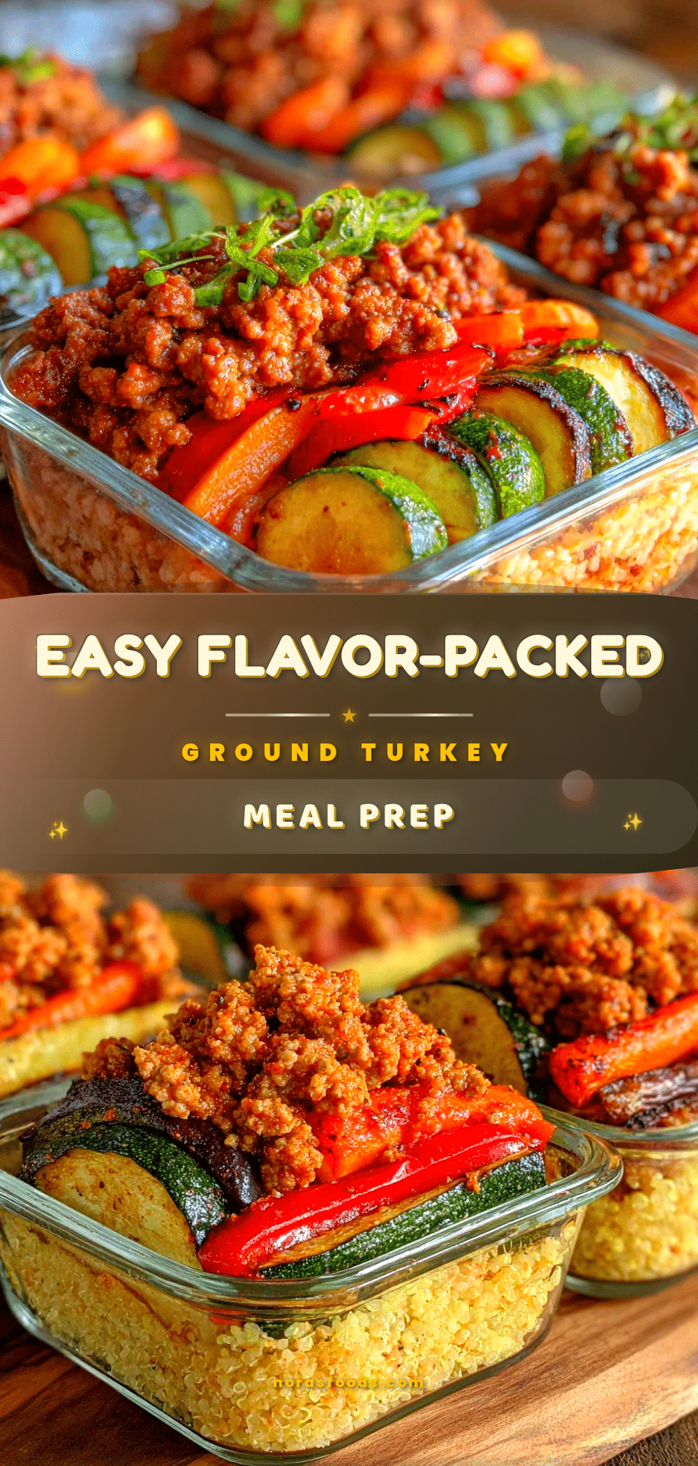 ground turkey meal prep recipe