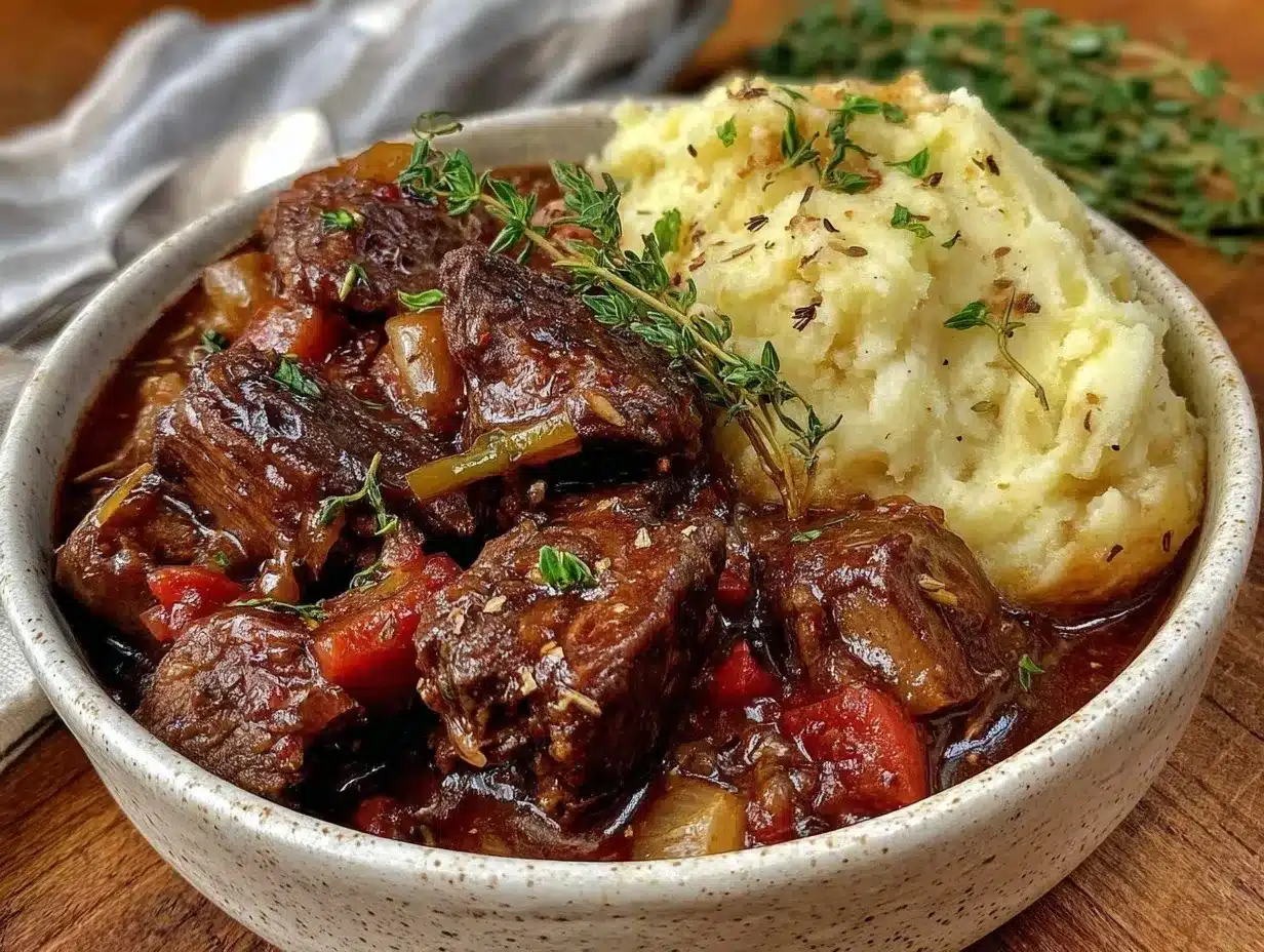 Guinness Braised Short Rib Irish Stew preparation steps