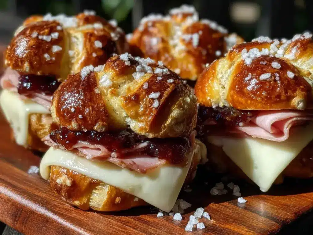 ham and brie sliders - featured image