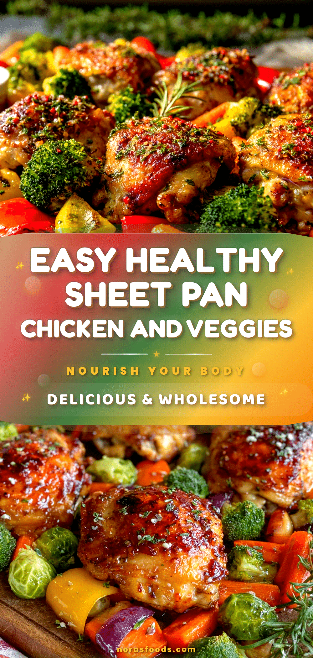 healthy gestational diabetes sheet pan chicken and veggies recipe